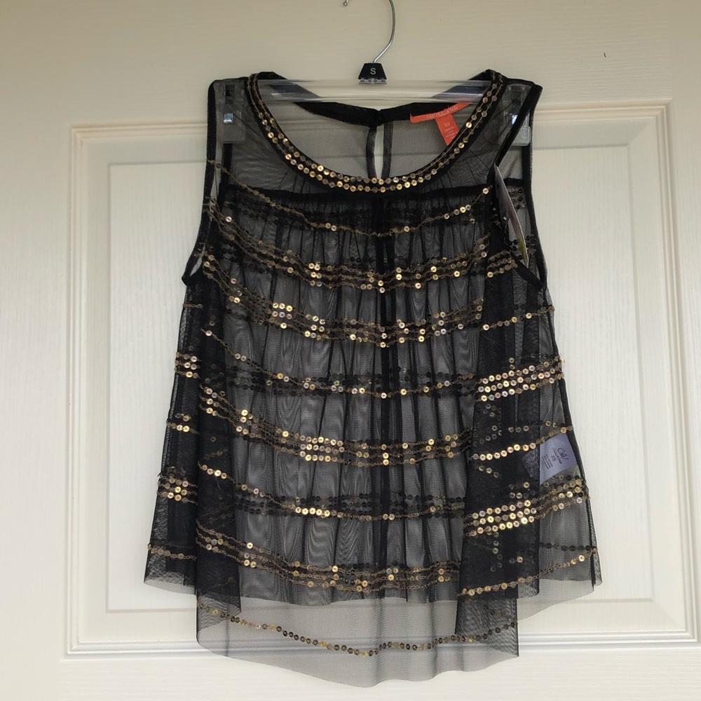 C&V Sequin Tanktop